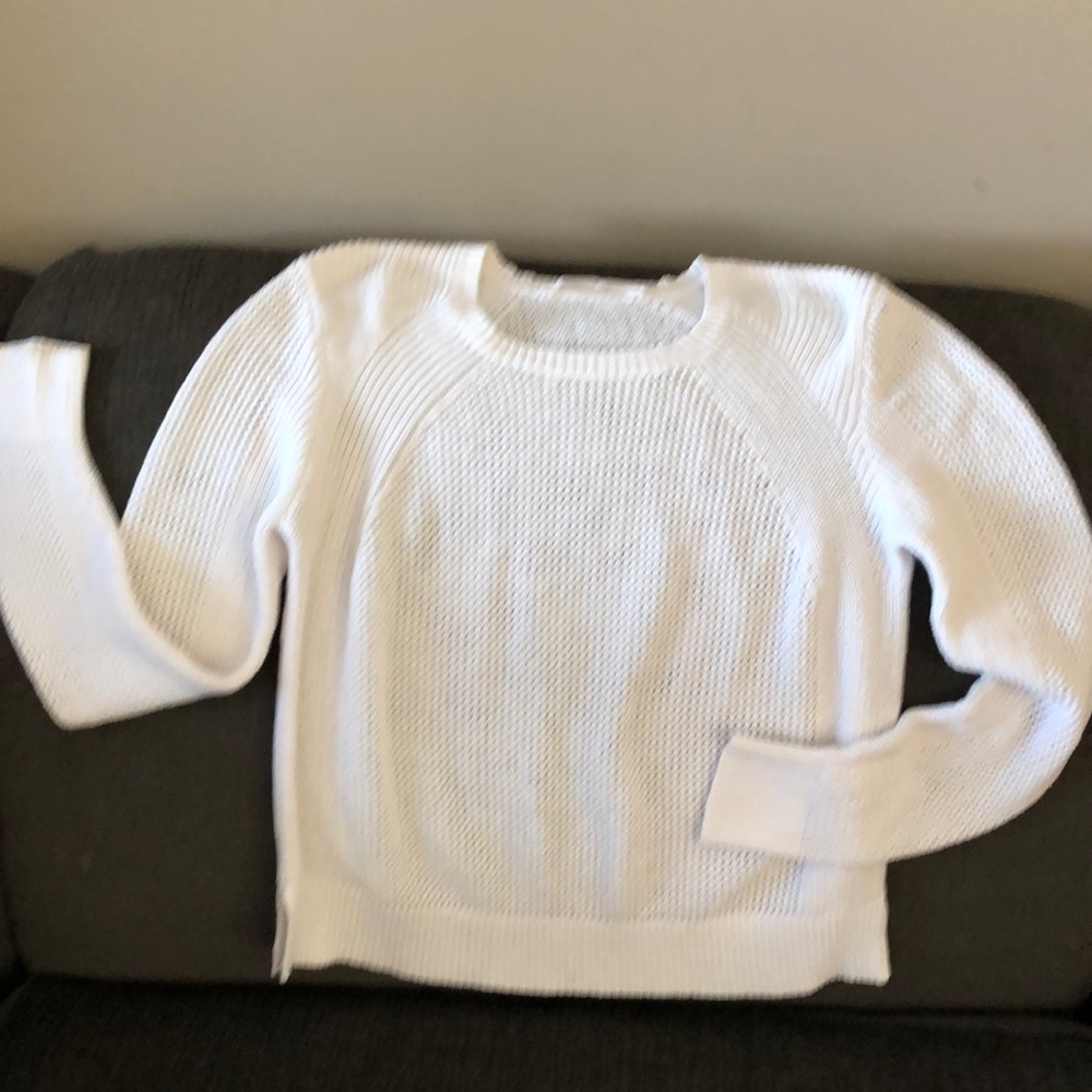 XL Athleta Open Weave Pullover Crewneck Sweater